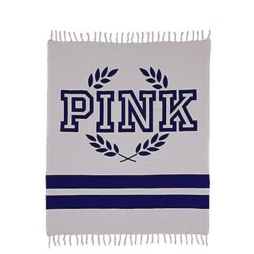 Victoria Secret Pink Festival Blanket with tassels